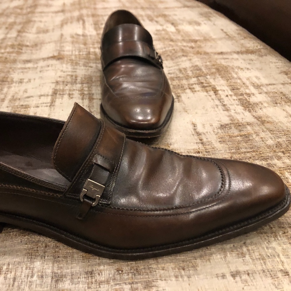 Ferragamo Brown Loafers Size 9.5D